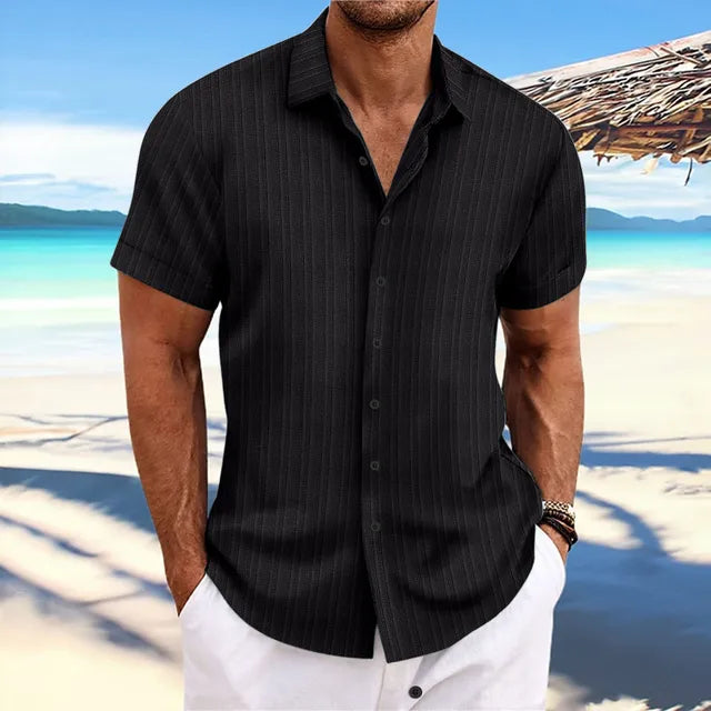 Daniel men's regular fit jacquard shirt vibrant pattern breathable lightweight fabric all-occasion versatility