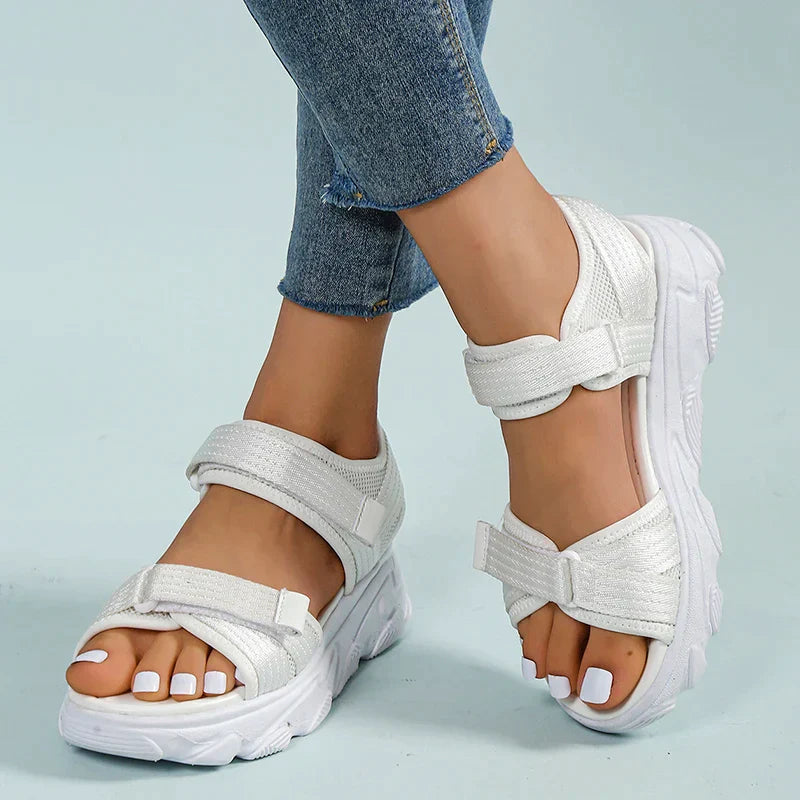 Women's Bella orthopedic sandals neutral tone ergonomic supportive footbed all-day comfort stylish design