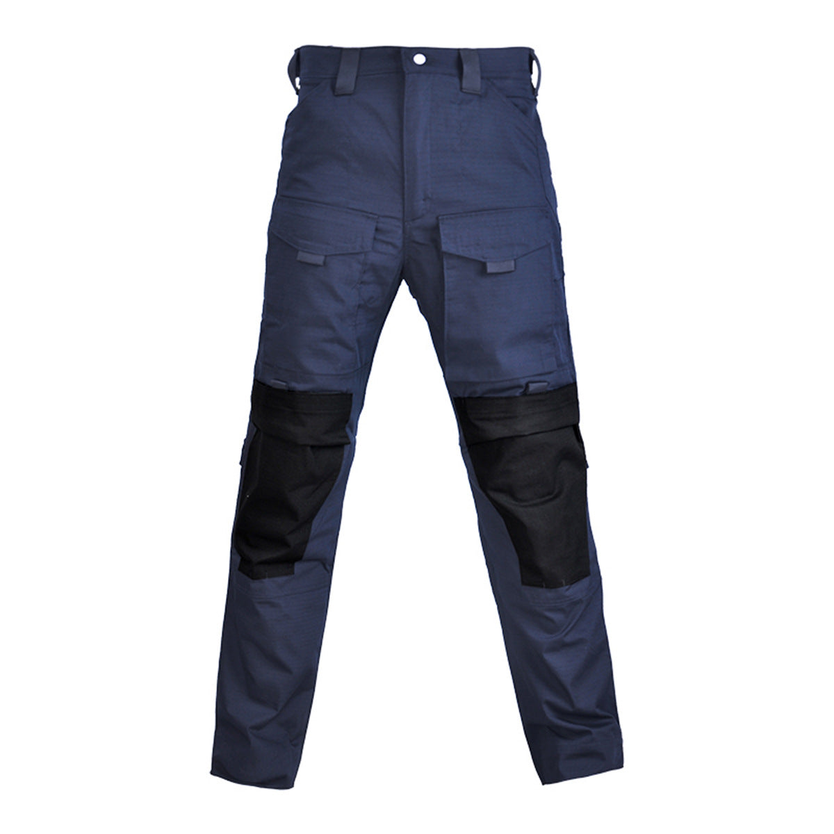 Men's black waterproof insulated ski pants with fleece lining, windproof winter sports cut