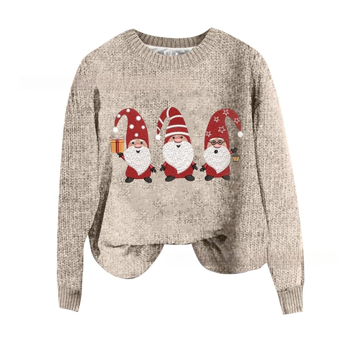 Unisex Christmas crewneck sweatshirt cozy fleece-lined festive design soft holiday pullover