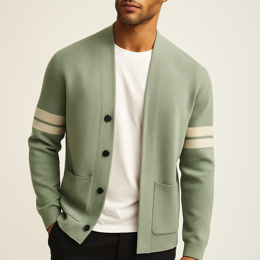 Women's relaxed button-front cardigan open silhouette versatile everyday layering essential