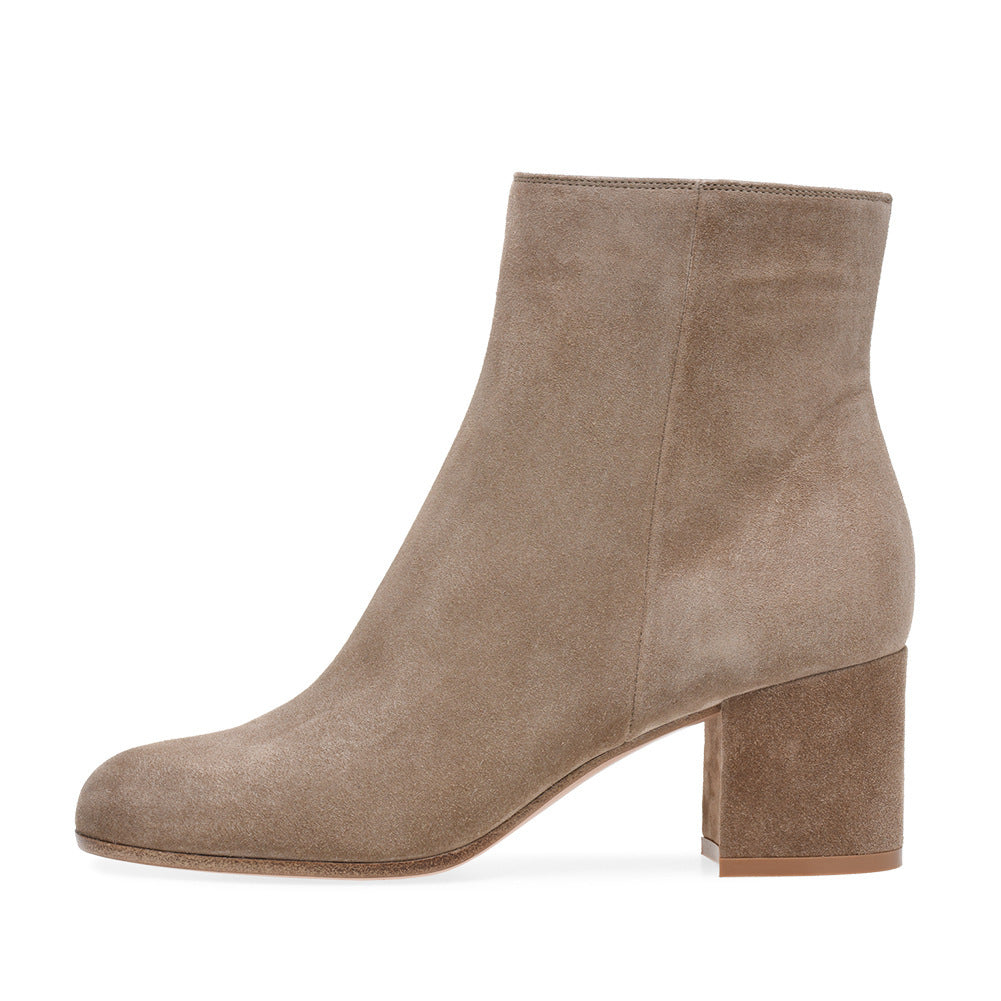 Women's block heel shoes round toe mid-height heel lightweight versatile design for office to evening wear