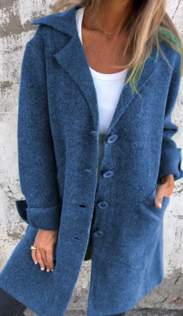 Women's lightweight quilted button-down jacket soft felt texture transitional outerwear effortless style