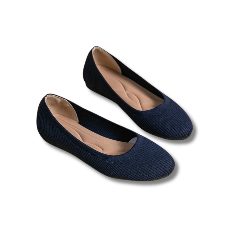 Knit Slip-On Ballet Flats