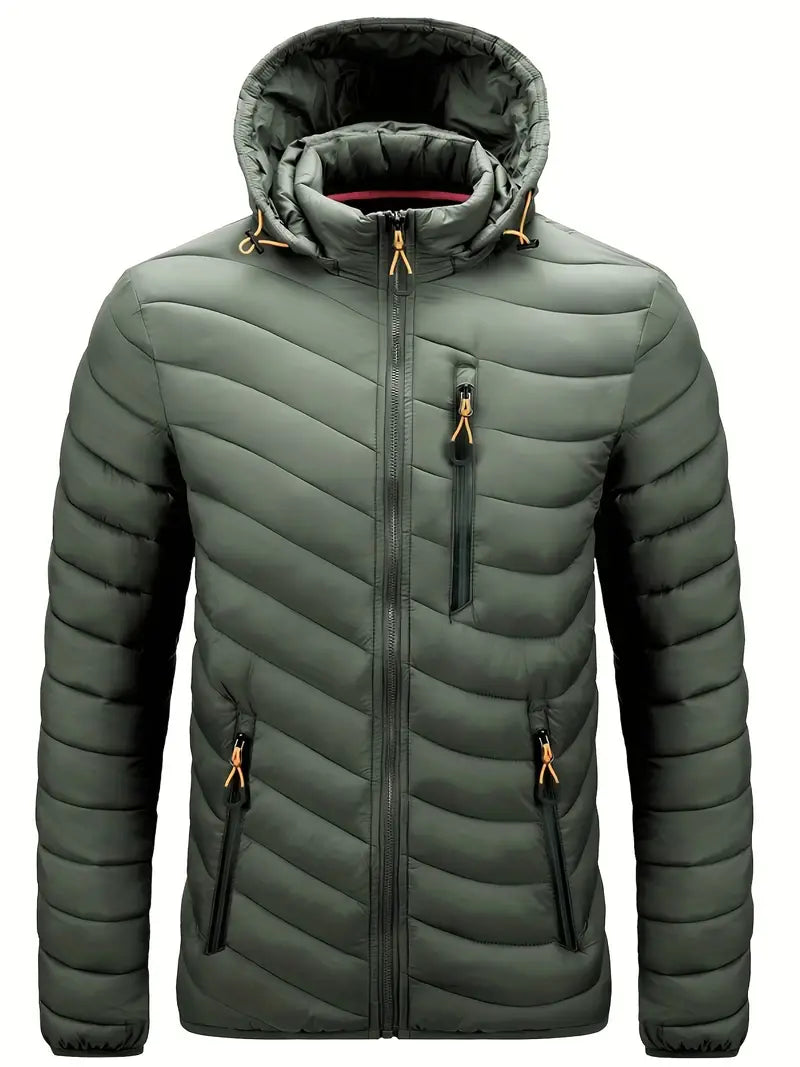 EverShield men's lightweight insulated winter jacket slim contemporary silhouette cold weather outerwear