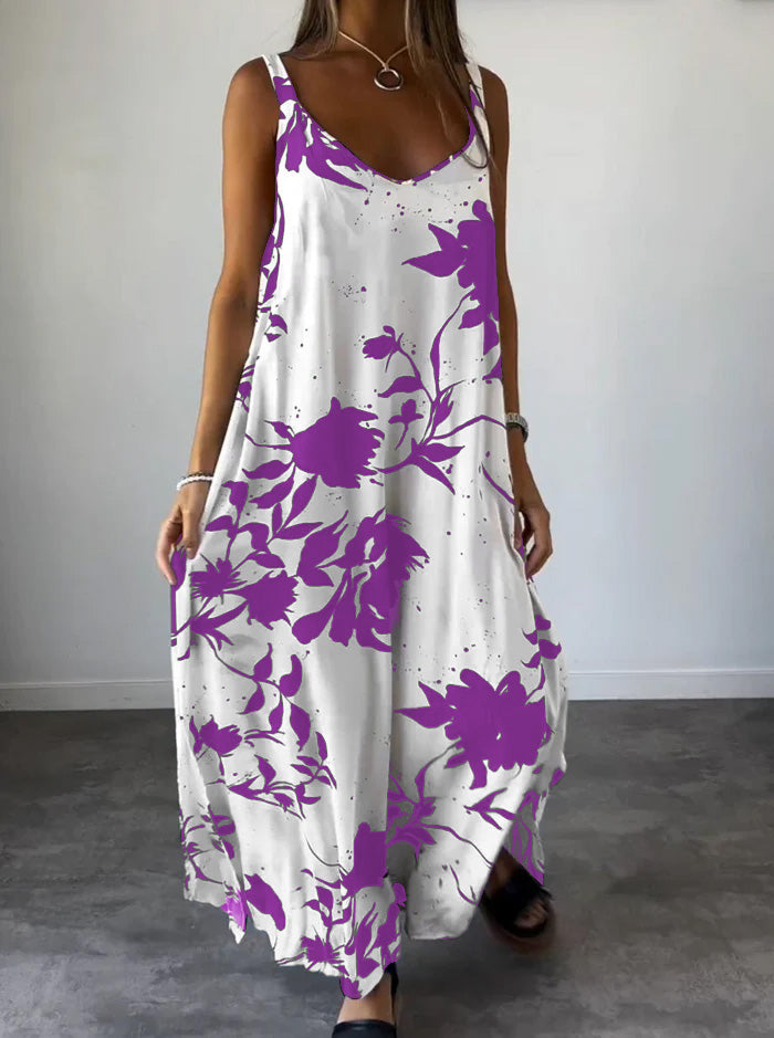 Women's Lilith printed dress, timeless elegant pattern, lightweight flowy silhouette, versatile summer style