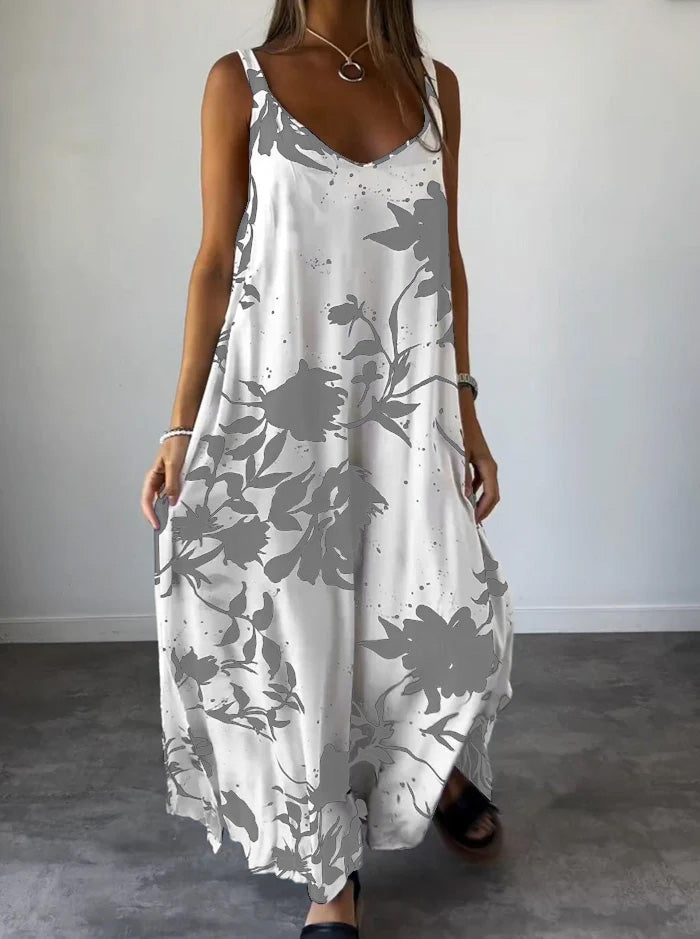 Women's Lilith printed dress, lightweight floral elegance with timeless pattern, versatile summer style