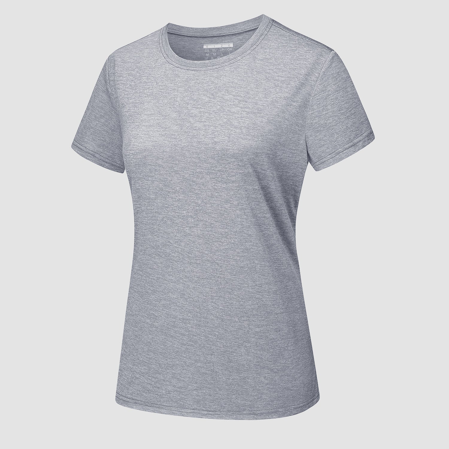 Women's lightweight quick-dry running t-shirt, breathable moisture-wicking short sleeve workout top