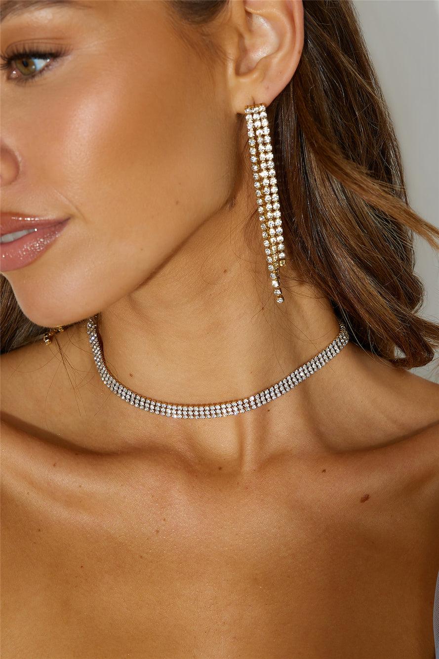 18k Gold Plated Queen Of All Necklace Gold - Urbann-Vibe