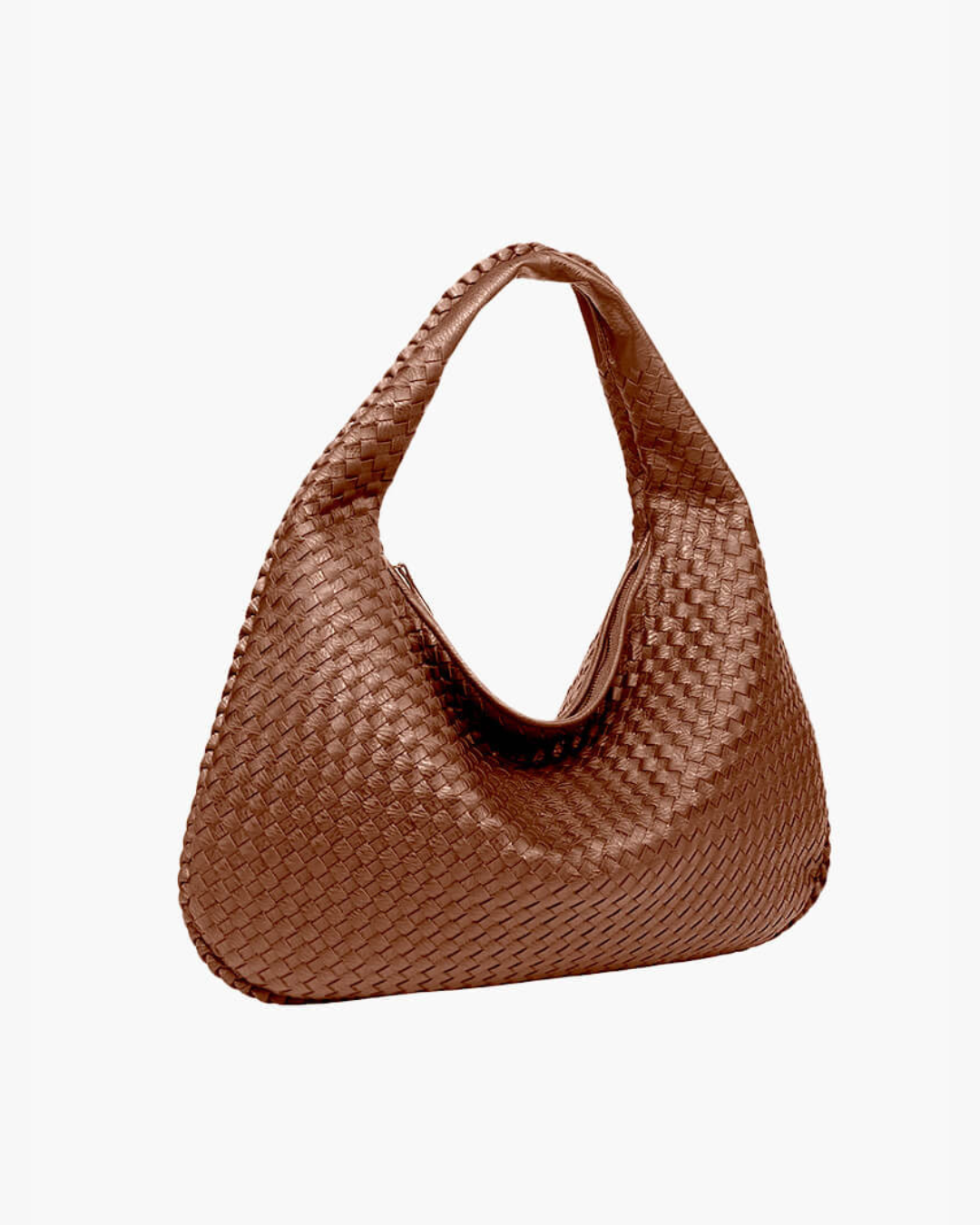 Verona woven hobo bag with slouchy silhouette, roomy interior, and textured finish for everyday use