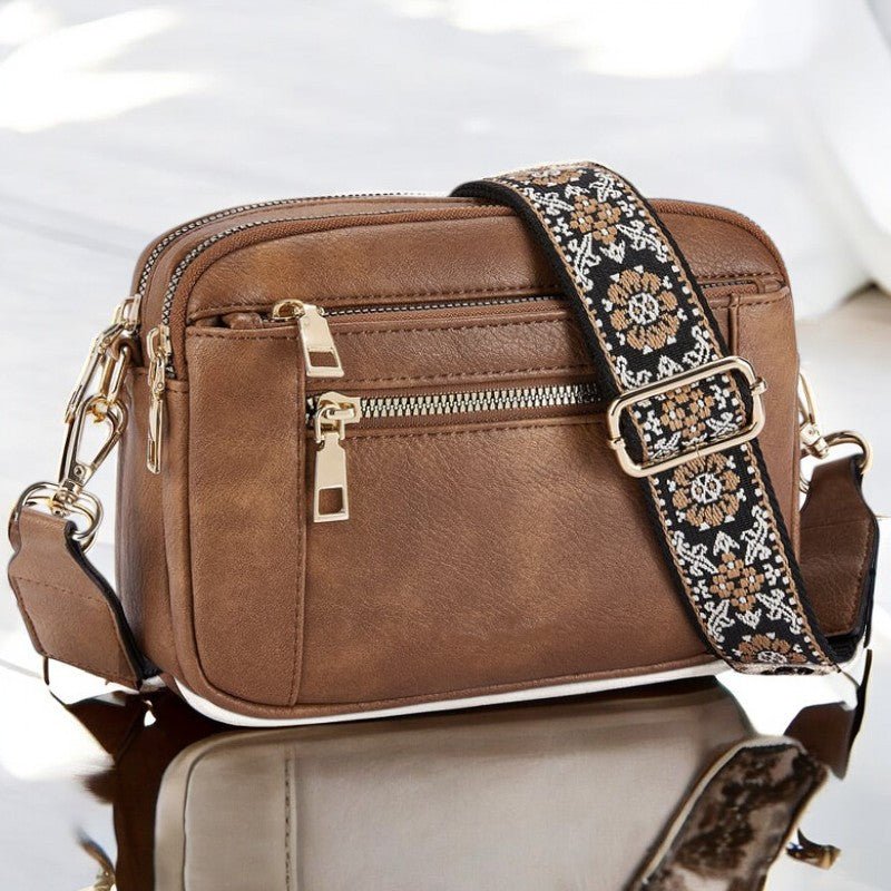 Whitney refined women's shoulder bag with multiple organizing compartments and adjustable strap everyday elegance