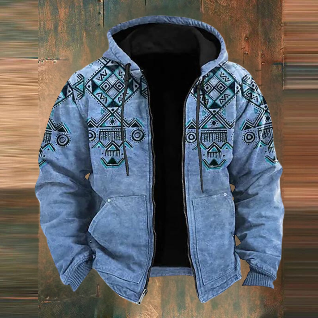 Boho cardigan for women, elegant fit with ethnic pattern, versatile autumn layering piece