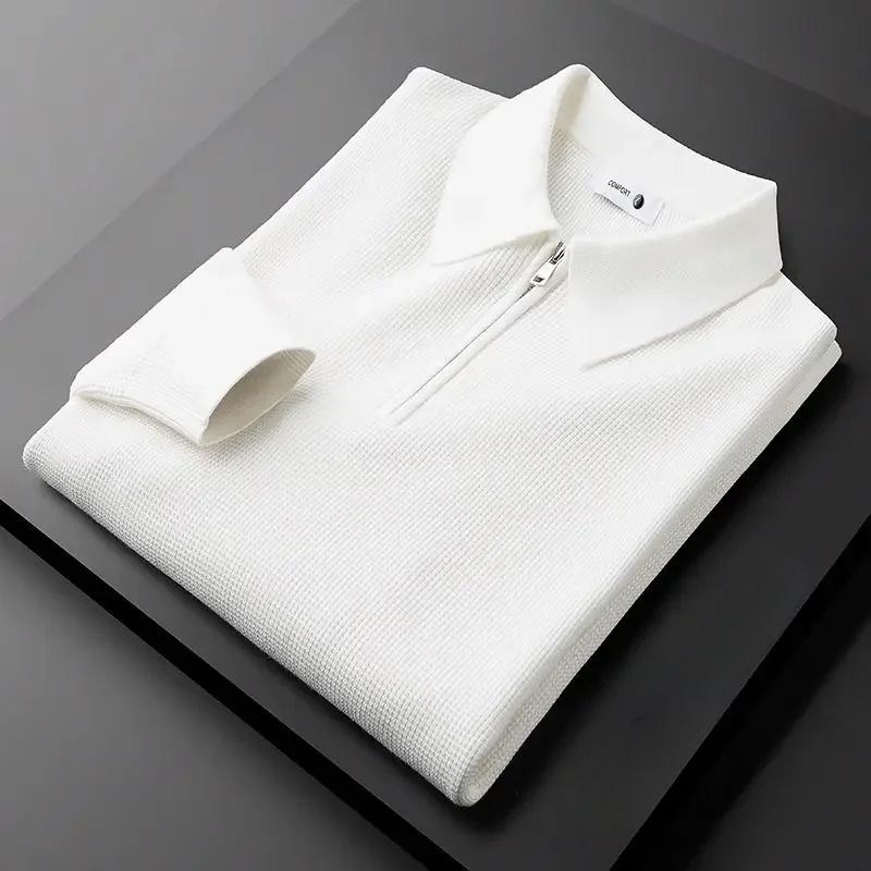Bravon zip collar soft knit sweater relaxed fit versatile layering essential for casual wear