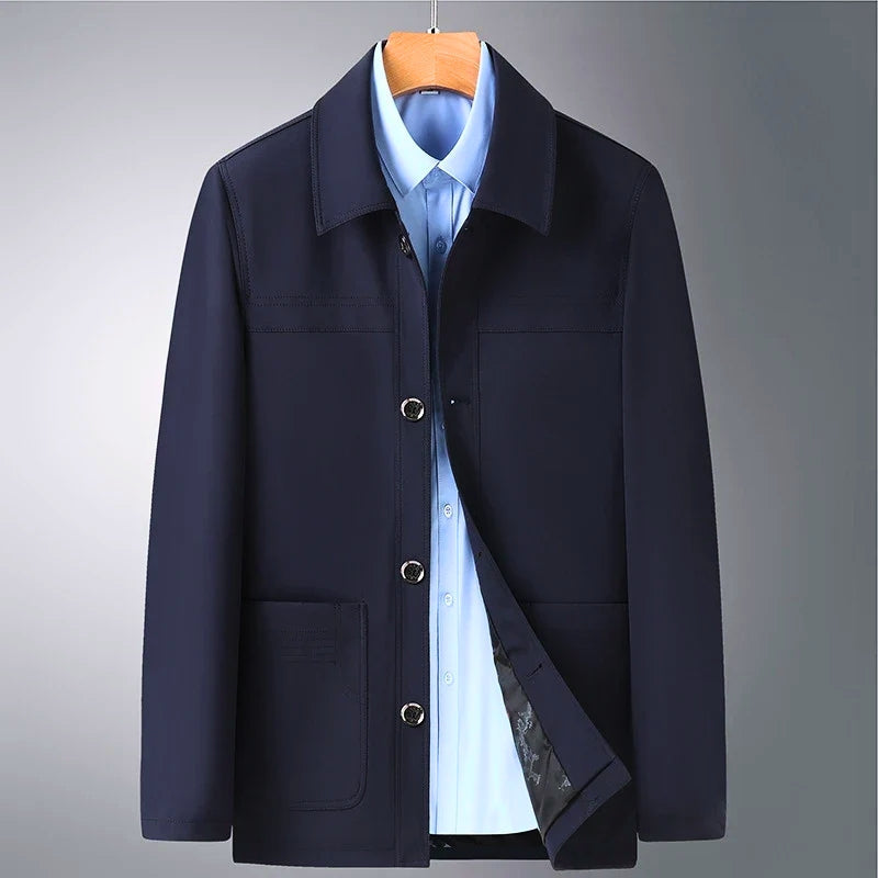 Arlan Ridge all-season coat in classic cut, temperature-regulating everyday professional style
