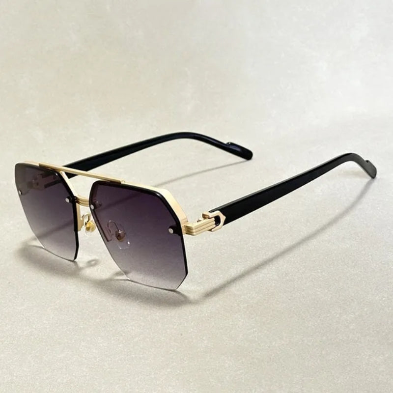 Varyn gradient UV400 sunglasses geometric frames dual-tone lenses outdoor sport everyday style