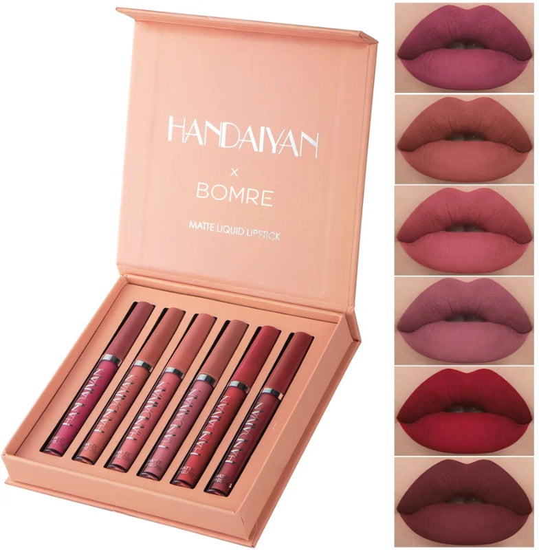 Lineage matte liquid lipstick set 12 bold shades full-coverage weightless velvety finish all-day wear