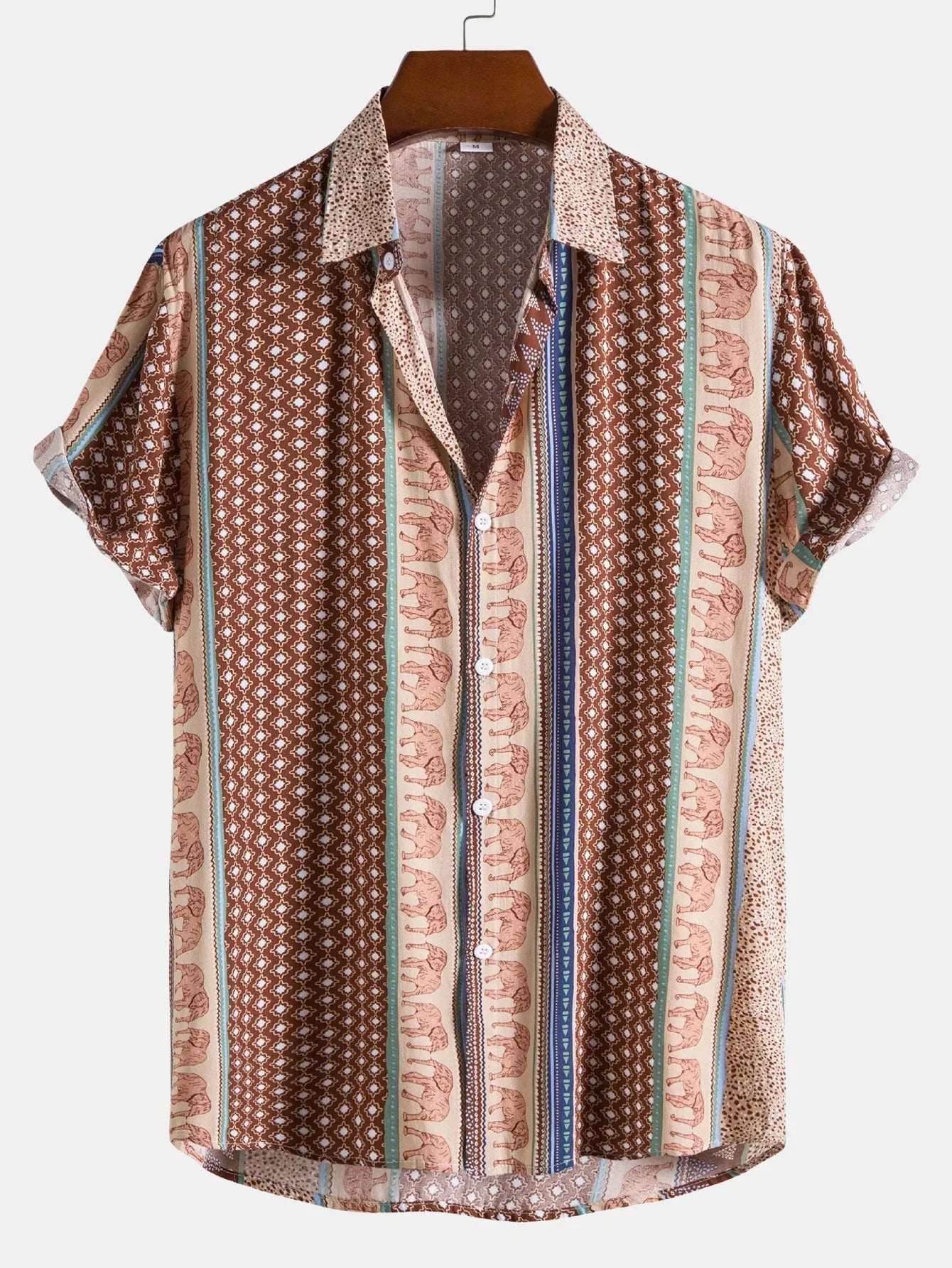 Raphaël men's dress shirt modern fit easy-care fabric trendy pattern versatile everyday style