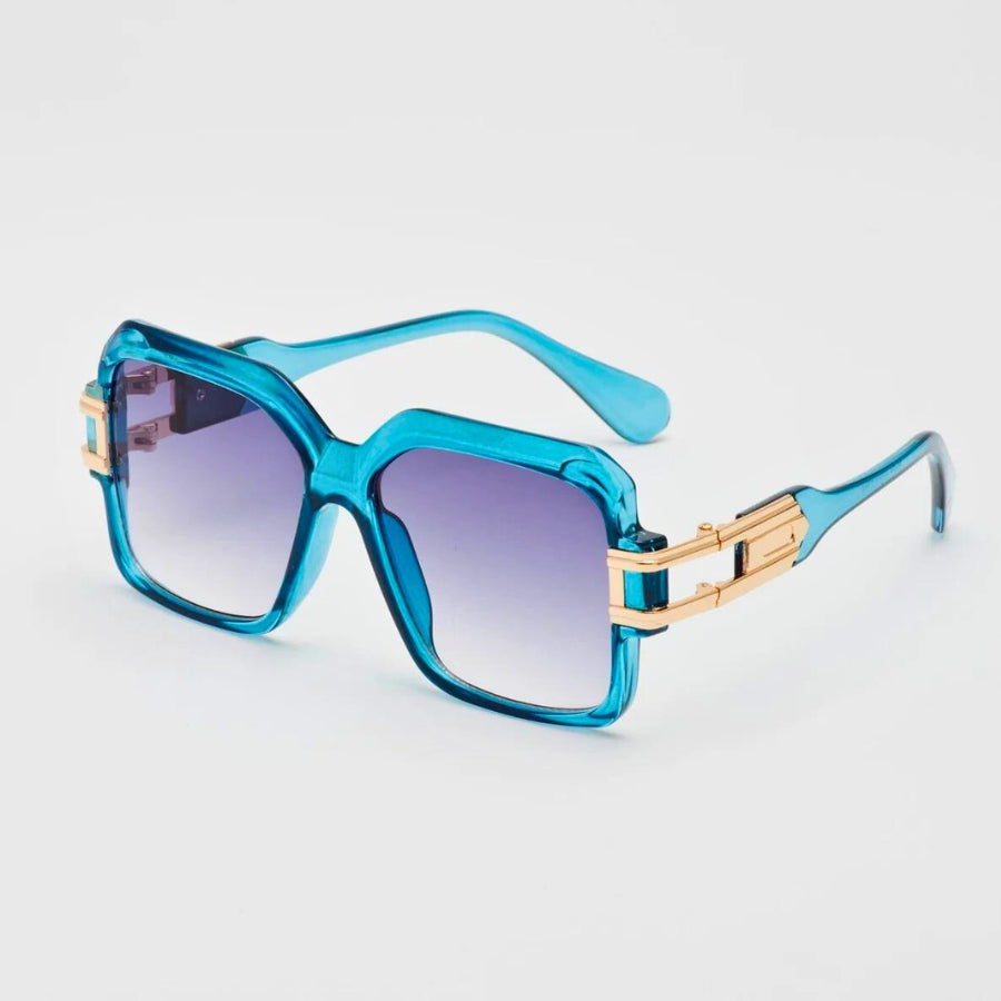 Rylis Shades retro sunglasses UV400 bold colorful lenses vintage silhouette statement accessory