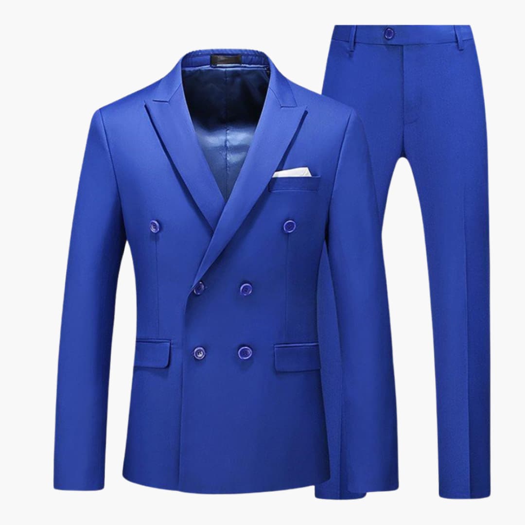 Men's slim fit breathable summer suit tailored cut for weddings lightweight formal style