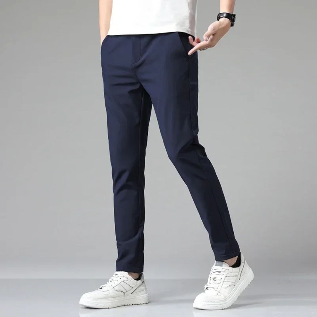 Gregory men's slim fit casual pants tailored silhouette versatile everyday comfort modern style