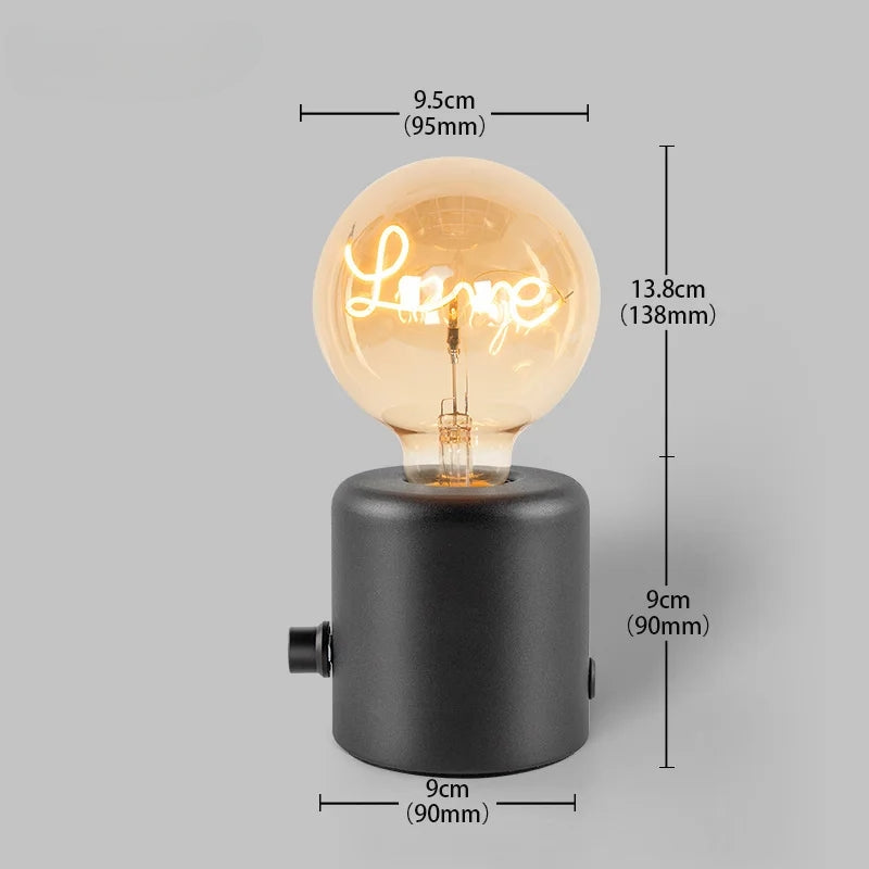 Amivor rechargeable oak wood ambient lamp with smooth dimming and 7-hour battery for cozy home lighting