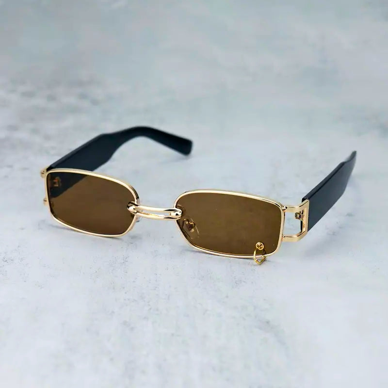 Bold link bridge sunglasses with vibrant colored lenses for all-day sun protection and standout style