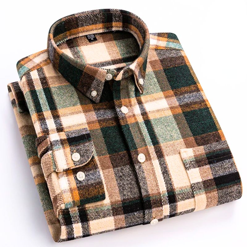 Valen unisex cotton shirt relaxed fit versatile layering essential for autumn wardrobe