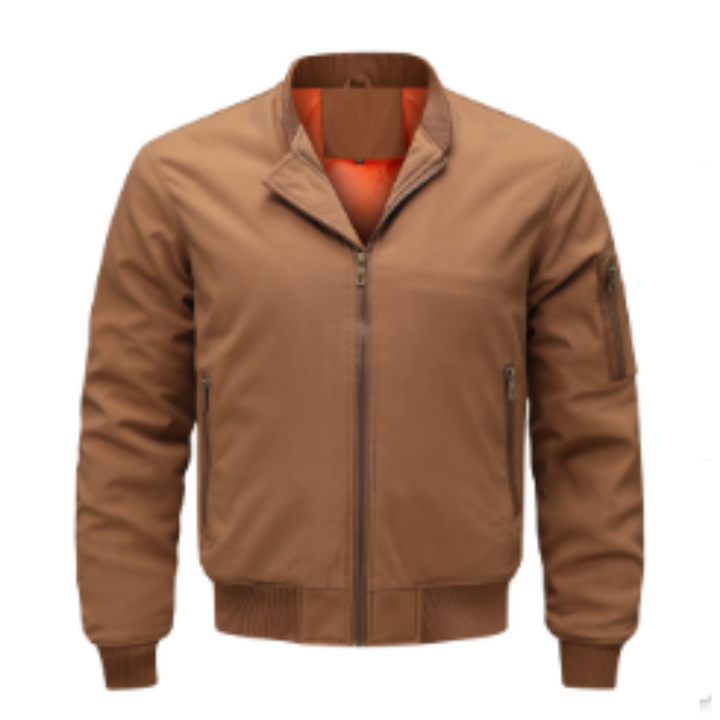 Men's Julius warm bomber jacket with cozy lining, classic silhouette for cold weather everyday wear