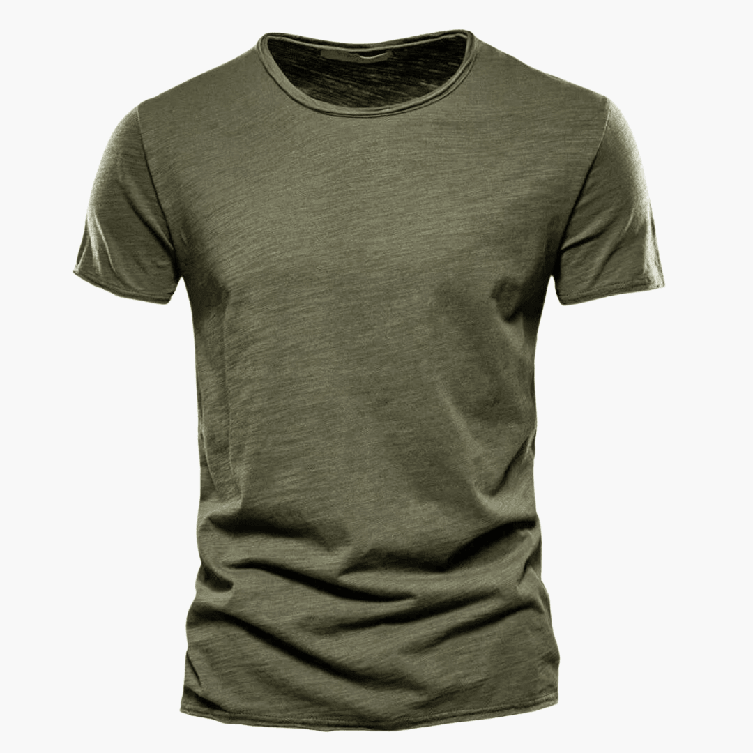 Men's gradient crewneck t-shirt casual fit lightweight breathable summer tee with color fade design