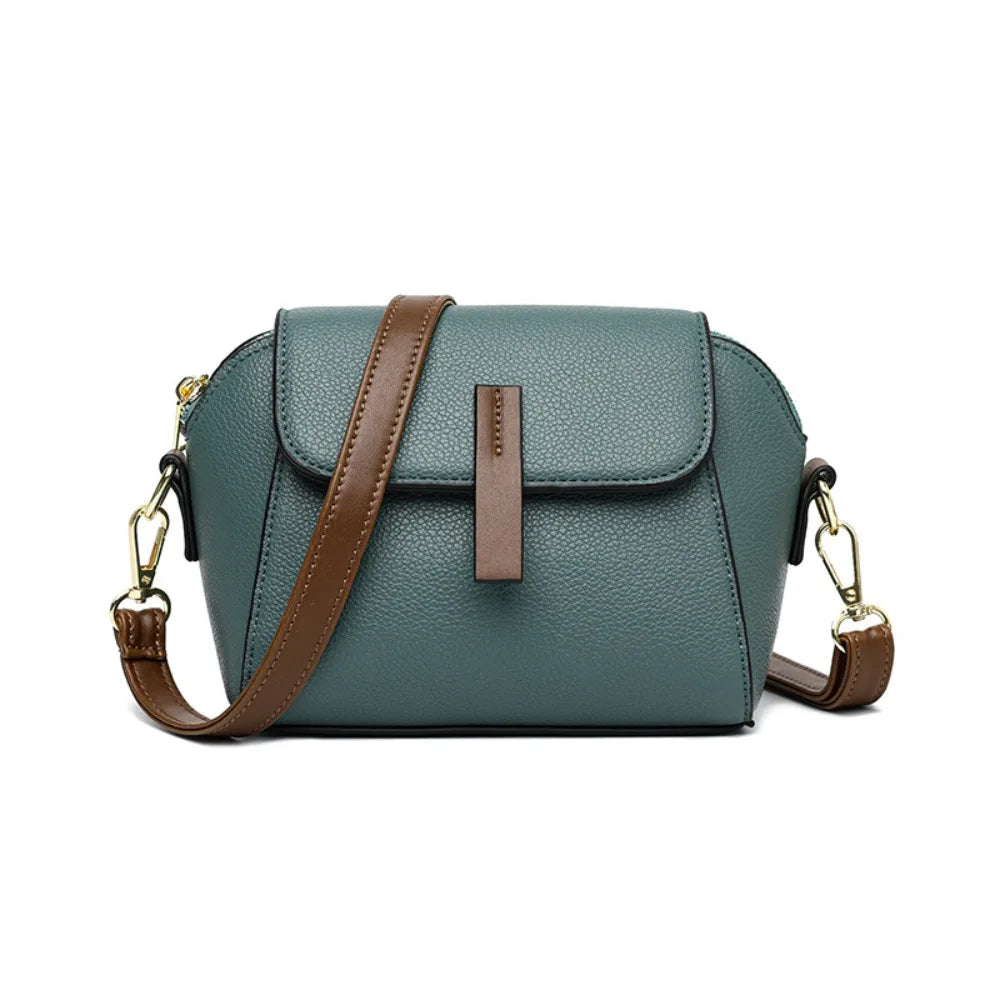 Olli mini crossbody bag pebbled vegan leather structured silhouette magnetic flap women