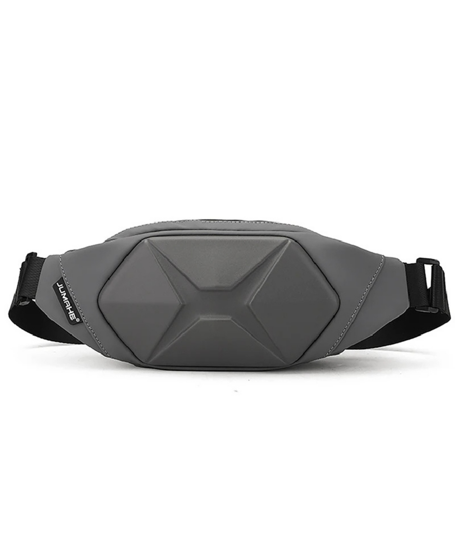 Slim hard-shell tactical crossbody bag military-grade protection water-resistant rugged black sling for adventurers