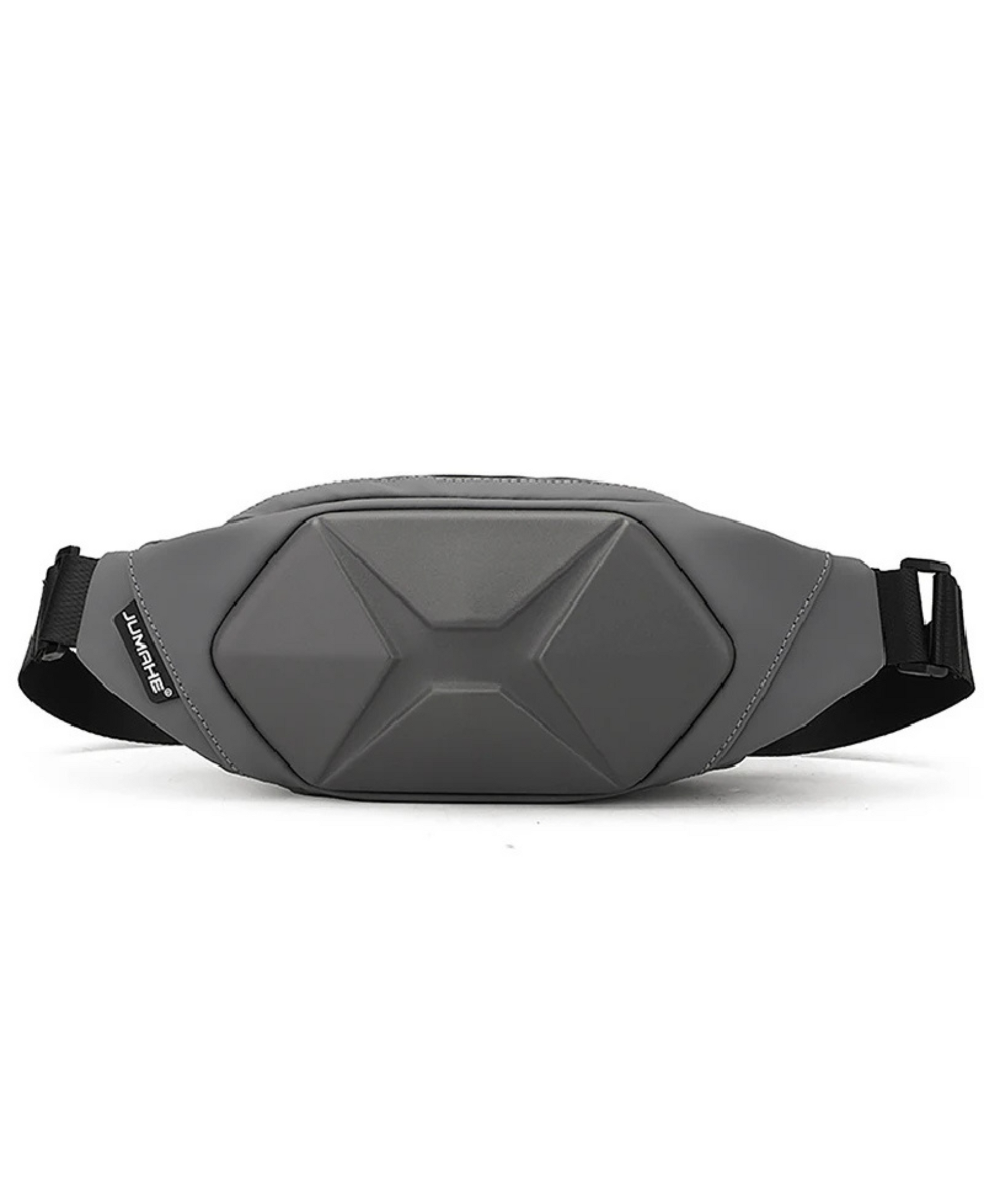 Slim hard-shell tactical crossbody bag military-grade protection water-resistant rugged black sling for adventurers