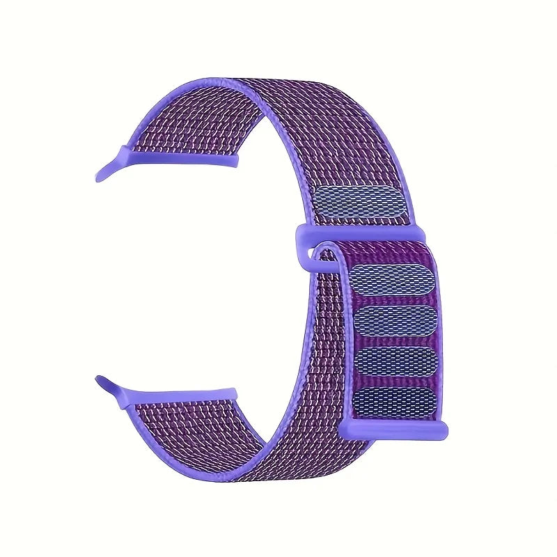 Vivid dual-tone nylon Apple Watch band lightweight breathable quick-dry sport strap for athletes