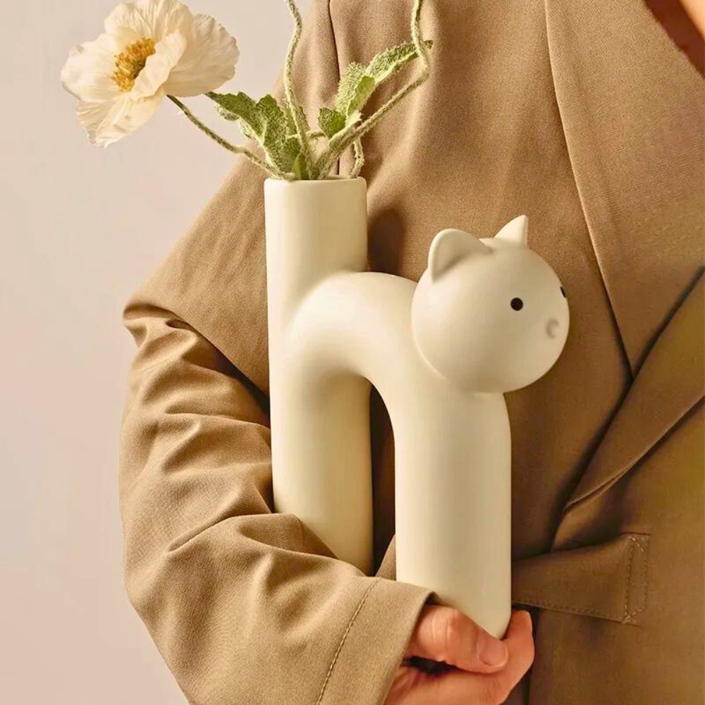 Larek ceramic vase modern chic design high-quality craftsmanship playful contemporary home decor accent