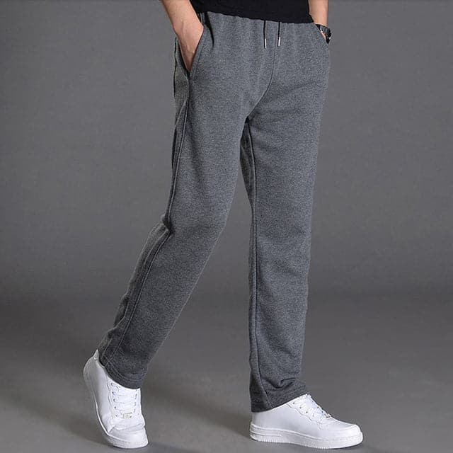 Men's beige relaxed fit casual spring pants with loose breathable silhouette for effortless everyday style