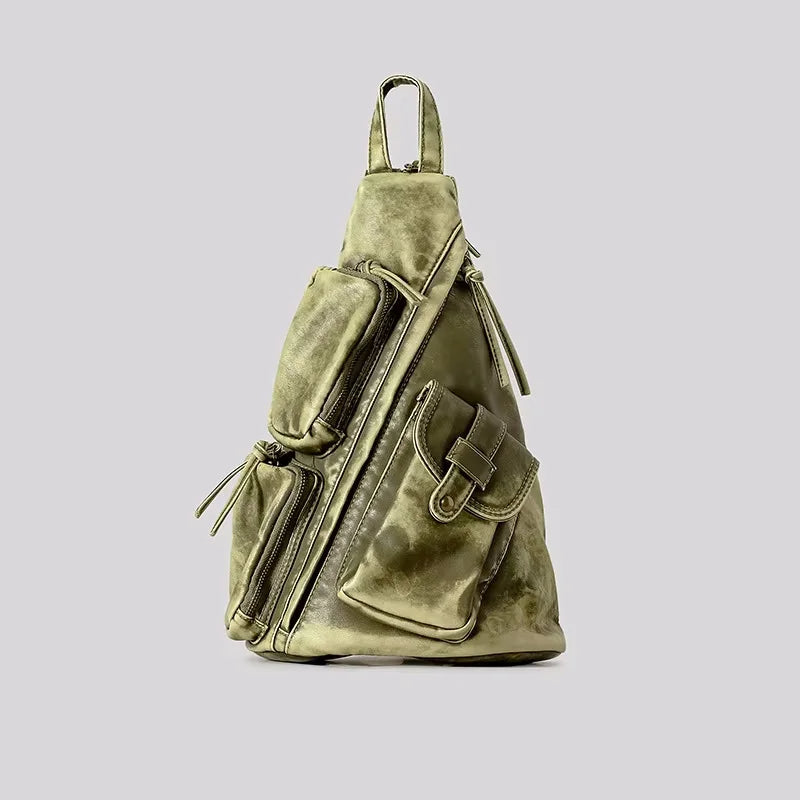 Nomad convertible backpack distressed finish urban sling chest or back 3-way carry bag