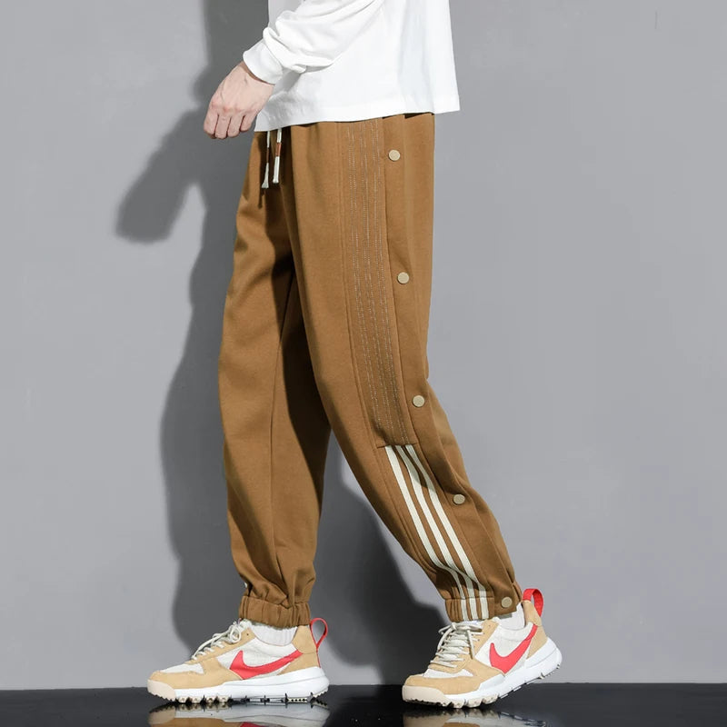 Ethos Snap-Track Jogger relaxed athleisure pants with snap-on side closures for versatile everyday wear