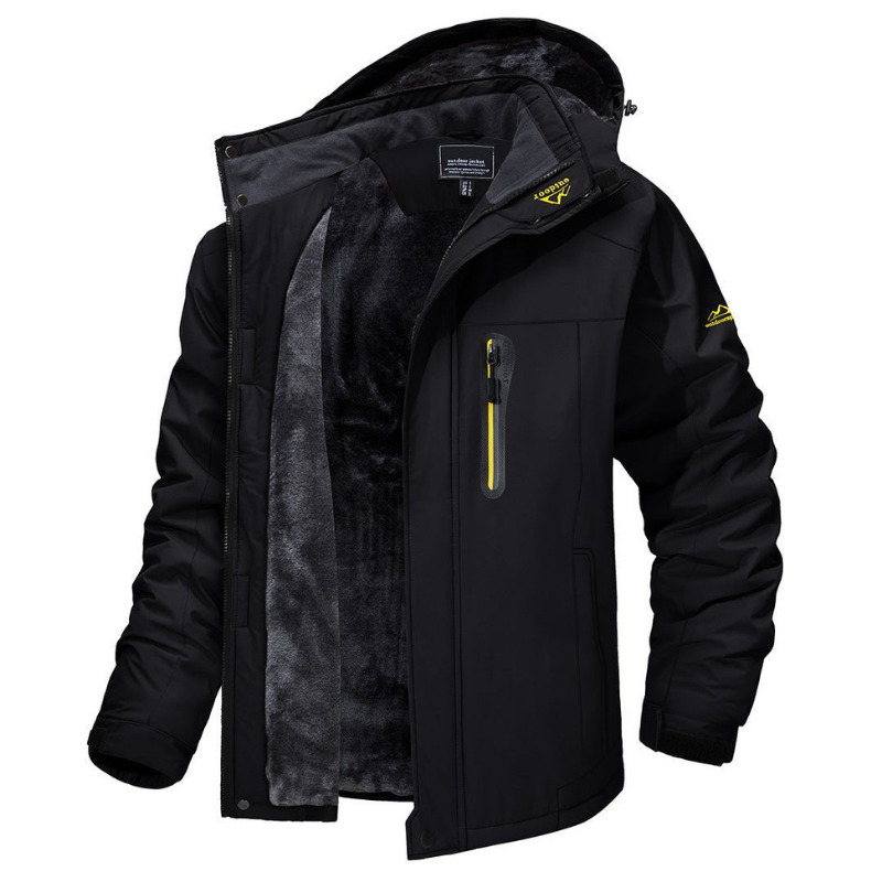 Unisex waterproof winter coat cotton blend regular fit insulated all-weather outerwear