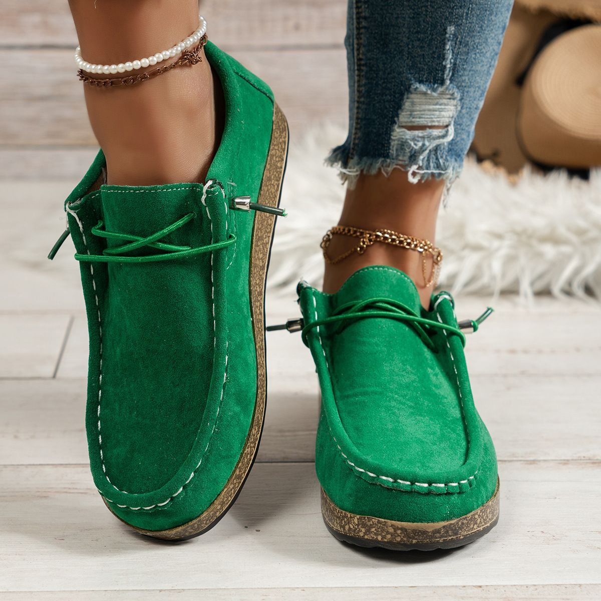 Women's white lace-up sneakers breathable mesh upper cushioned sole everyday comfort shoes