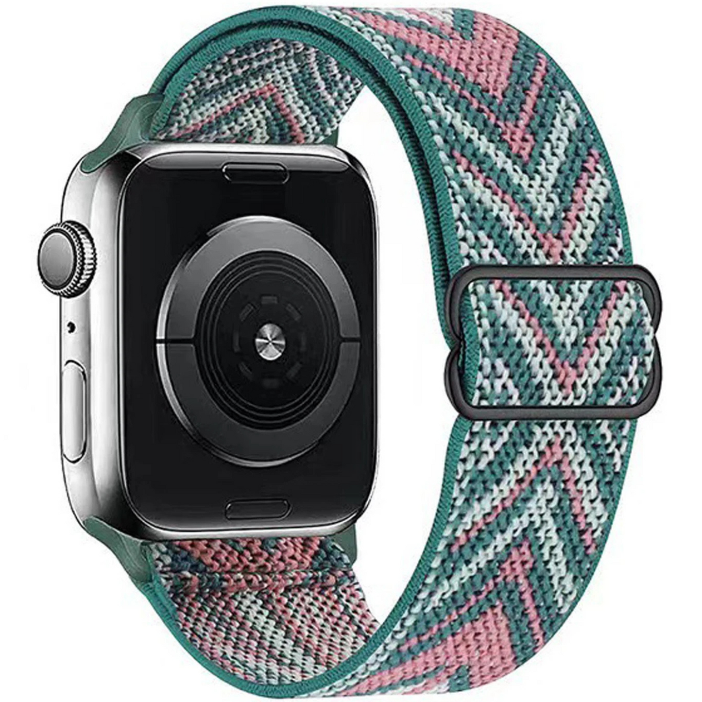 Pop Nylon Apple Watch Band ultra-soft stretch breathable washable bold expressive prints adjustable fit