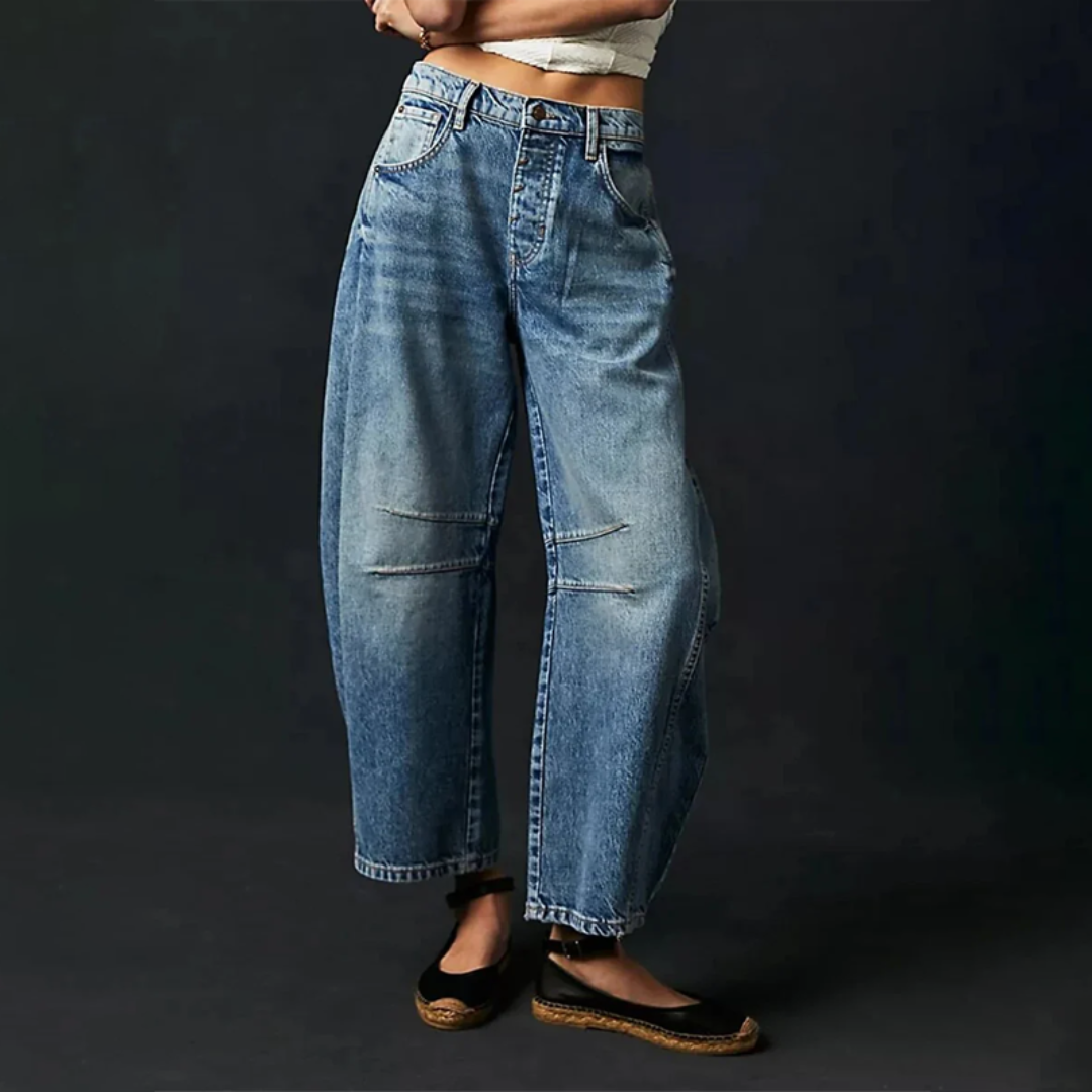 Women's relaxed straight-leg pants versatile everyday wear clean modern silhouette comfortable fit