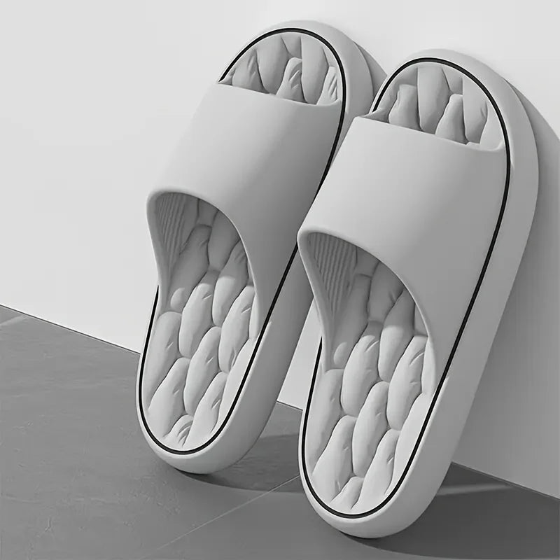 Haven quilted cushion slides unisex slip-on sandals with plush footbed ultra-lightweight slip-resistant