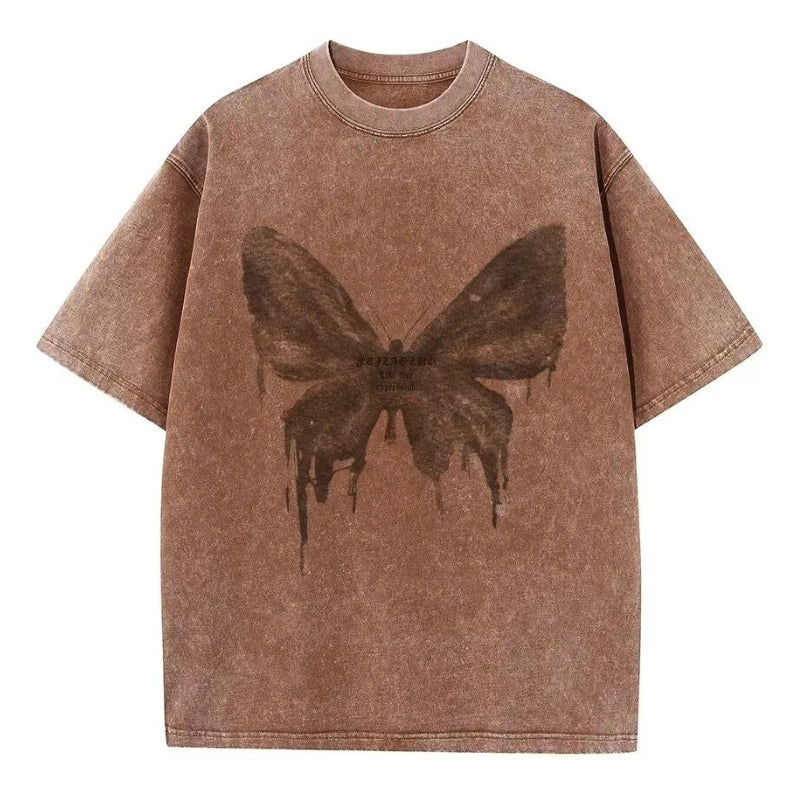Ryker oversized acid wash tee in heavy 240g cotton with bold streetwear edge