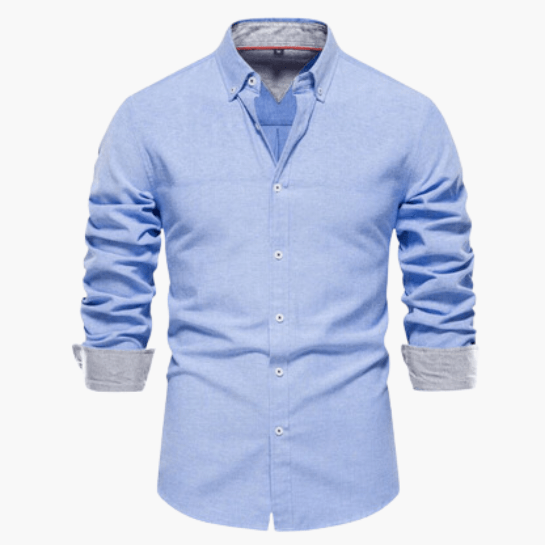 Classic men's dress shirt versatile slim cut wrinkle-resistant professional formal everyday wear