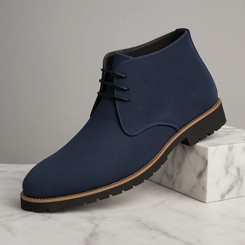 Men's classic lace-up boots smooth upper secure fit durable traction everyday casual style