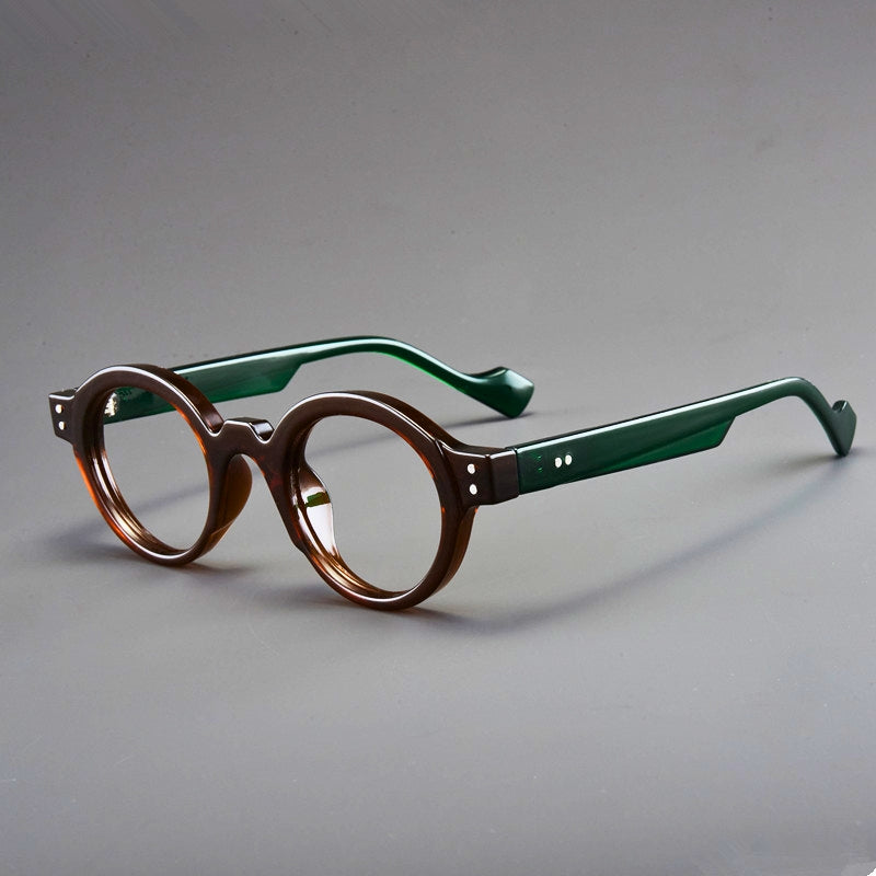 Norell rounded acetate reading glasses with HD scratch-resistant lenses for clear vision comfort