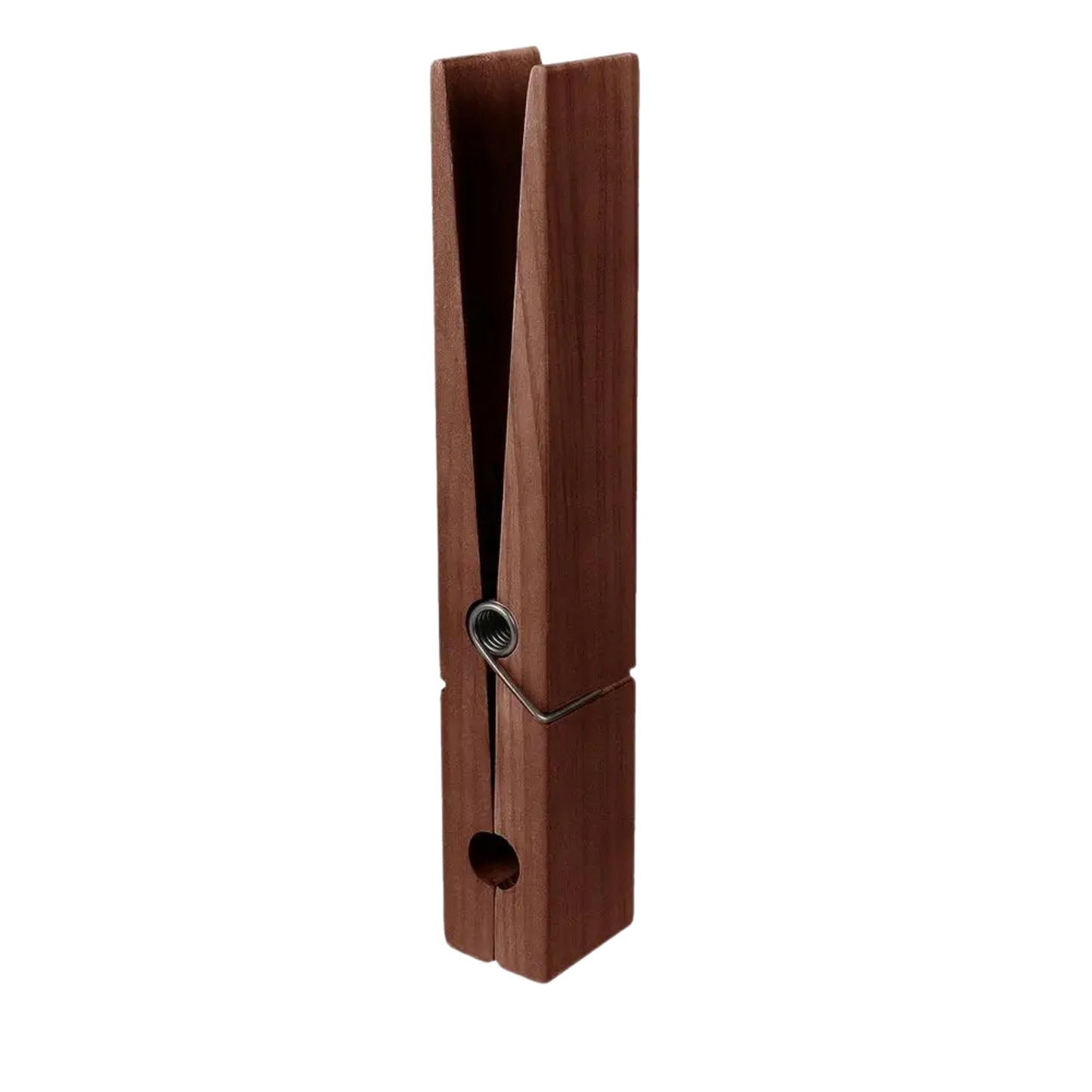 Oversized solid wood towel clamp set wall-mounted natural finish sculptural hook for bathroom decor
