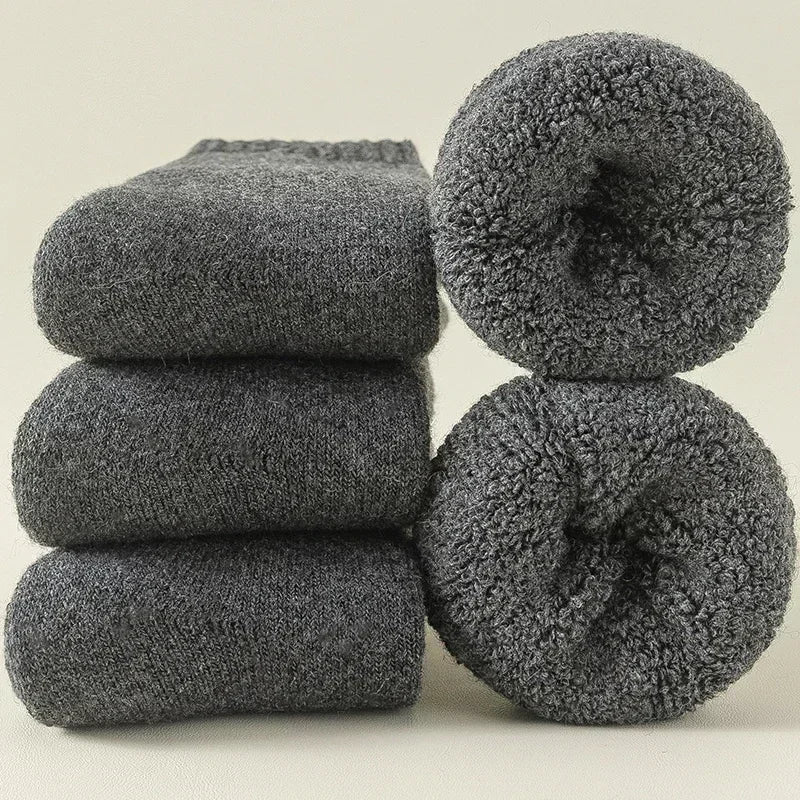 Sierra EverWool wool socks cold weather pack of 3 plush moisture-wicking durable warmth comfort