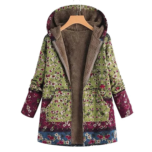 Brown sheepskin lined winter jacket unisex cozy warmth durable easy care cold weather outerwear