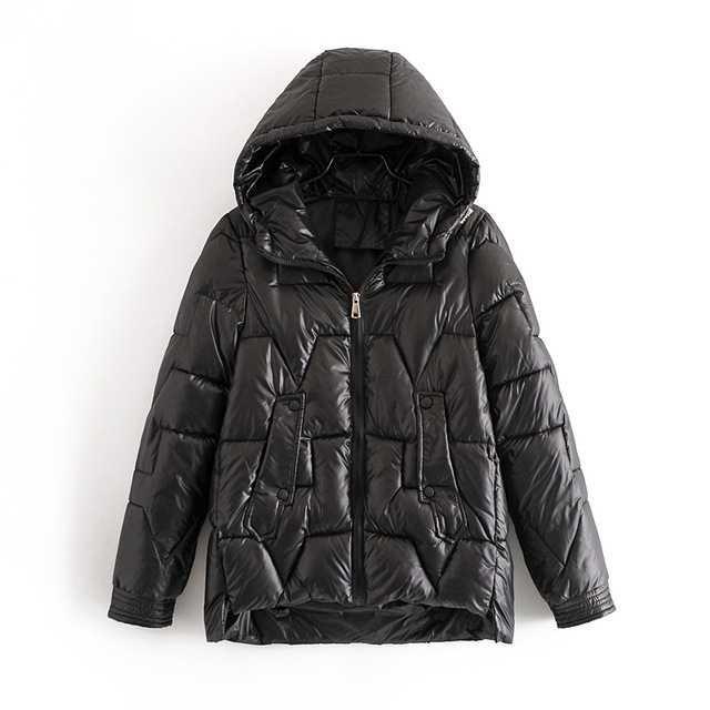 Women's slim-fit winter jacket in blue, black, or khaki with cozy insulation and chic urban style